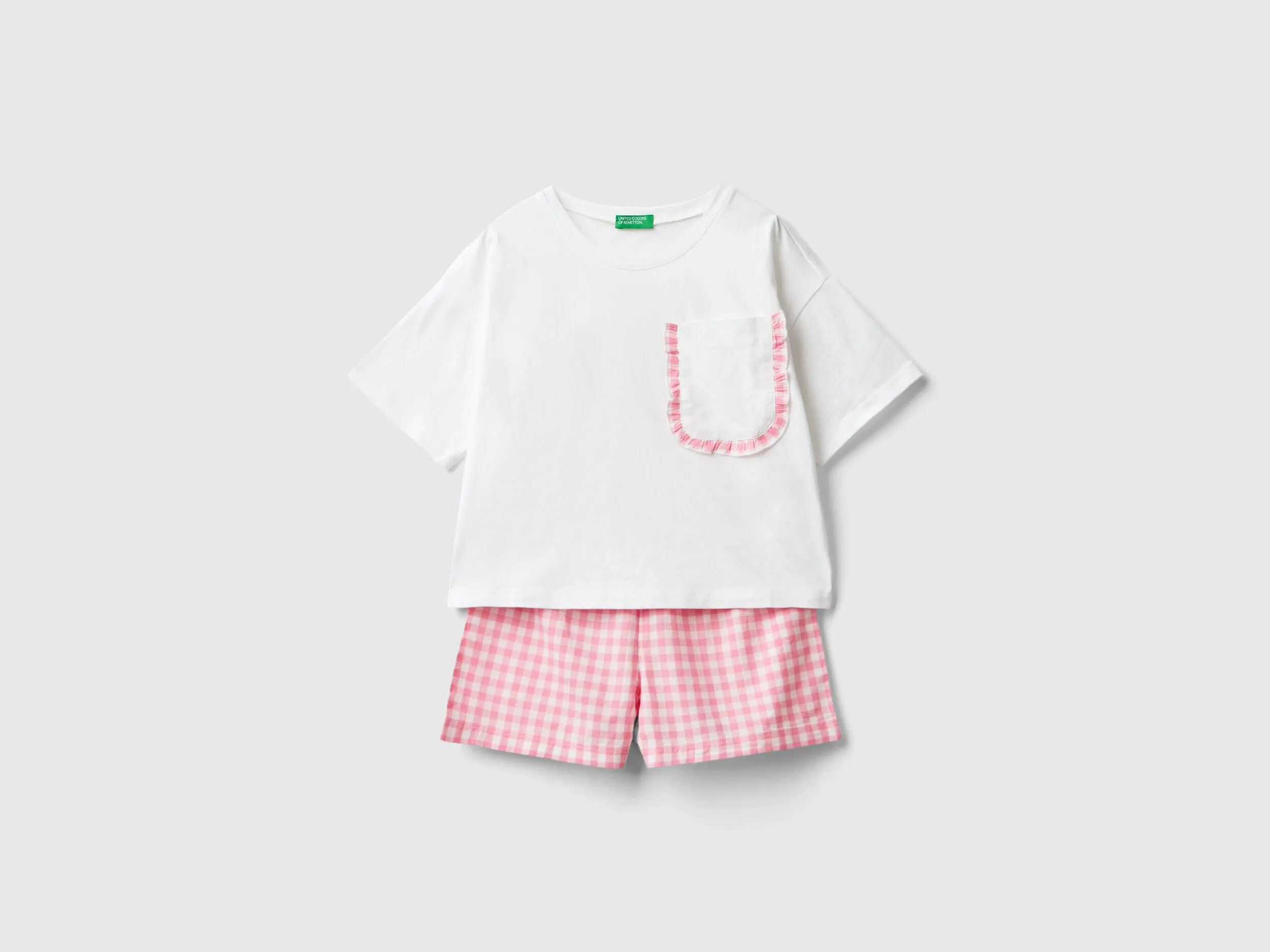 Pijama con cuadros de vichy