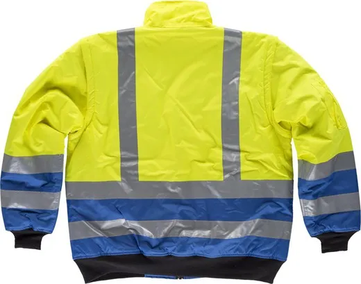 Piloto combinada alta visibilidad Azulina / Amarillo