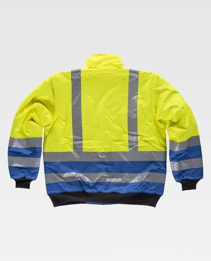 Piloto combinada alta visibilidad Azulina / Amarillo