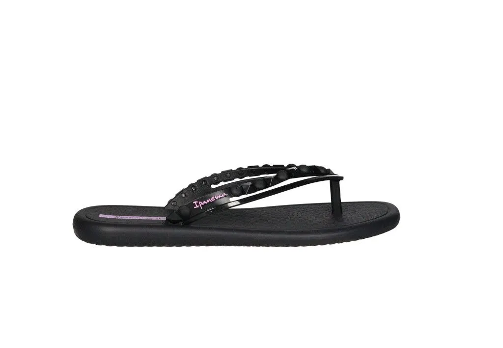 Pinky Dedo Playa Negro Tira Tachas Redondas y Triangulares