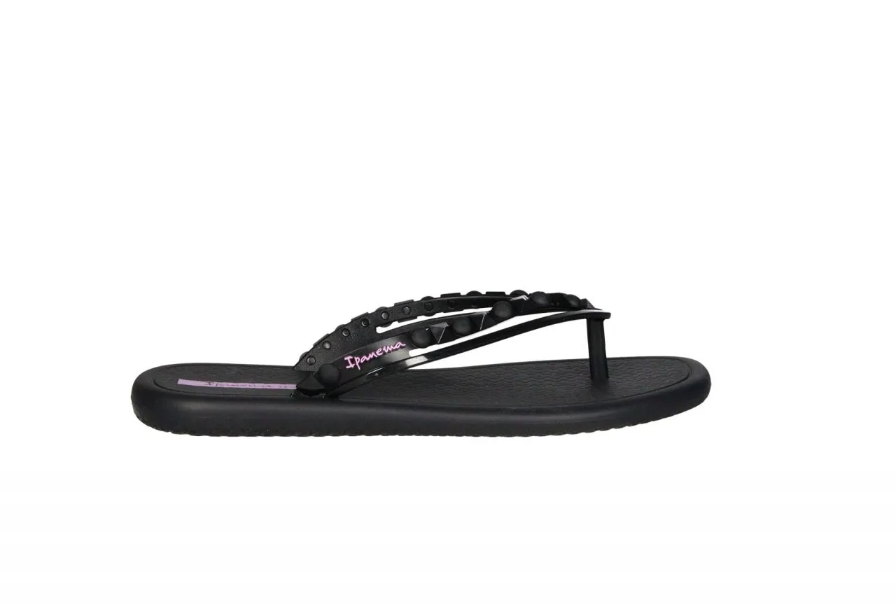Pinky Dedo Playa Negro Tira Tachas Redondas y Triangulares