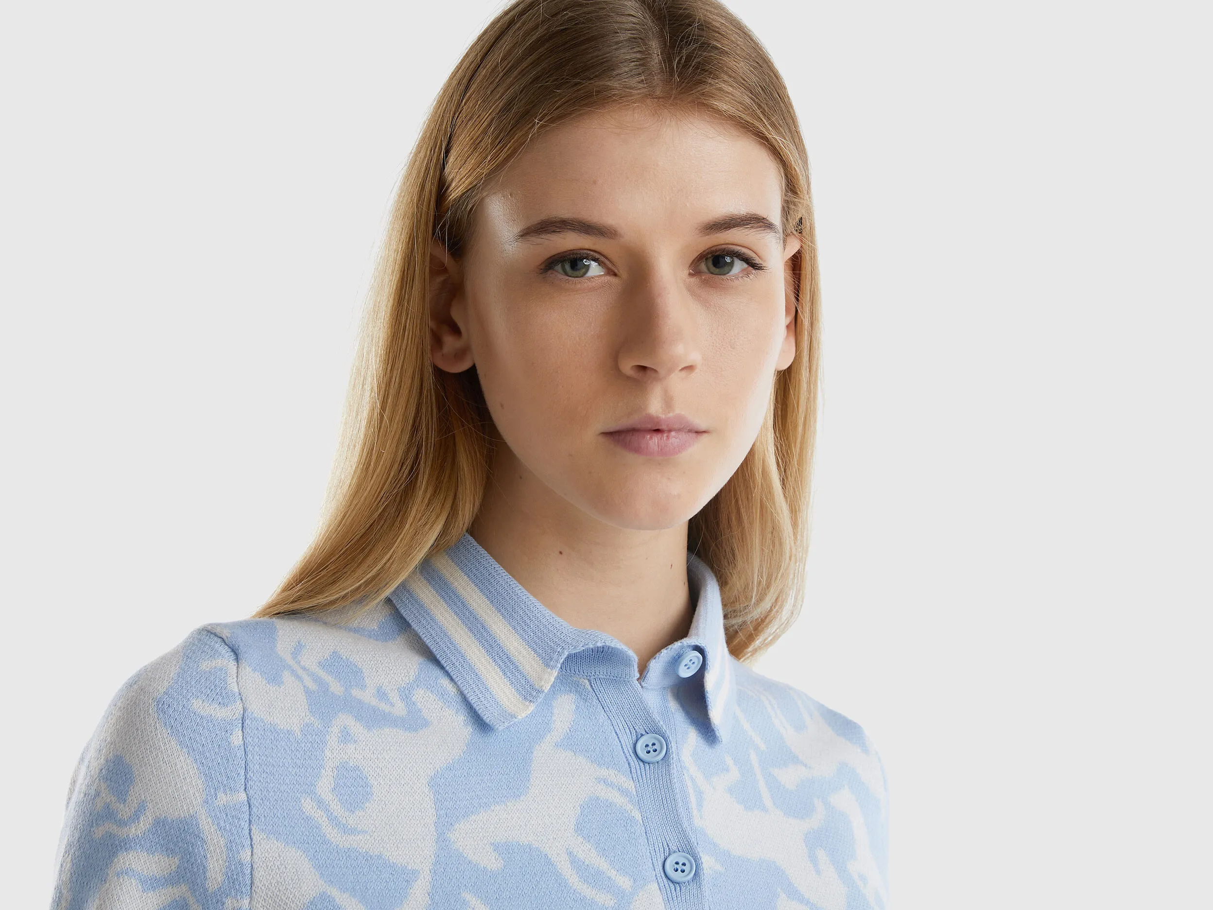 Polo cropped con caballos