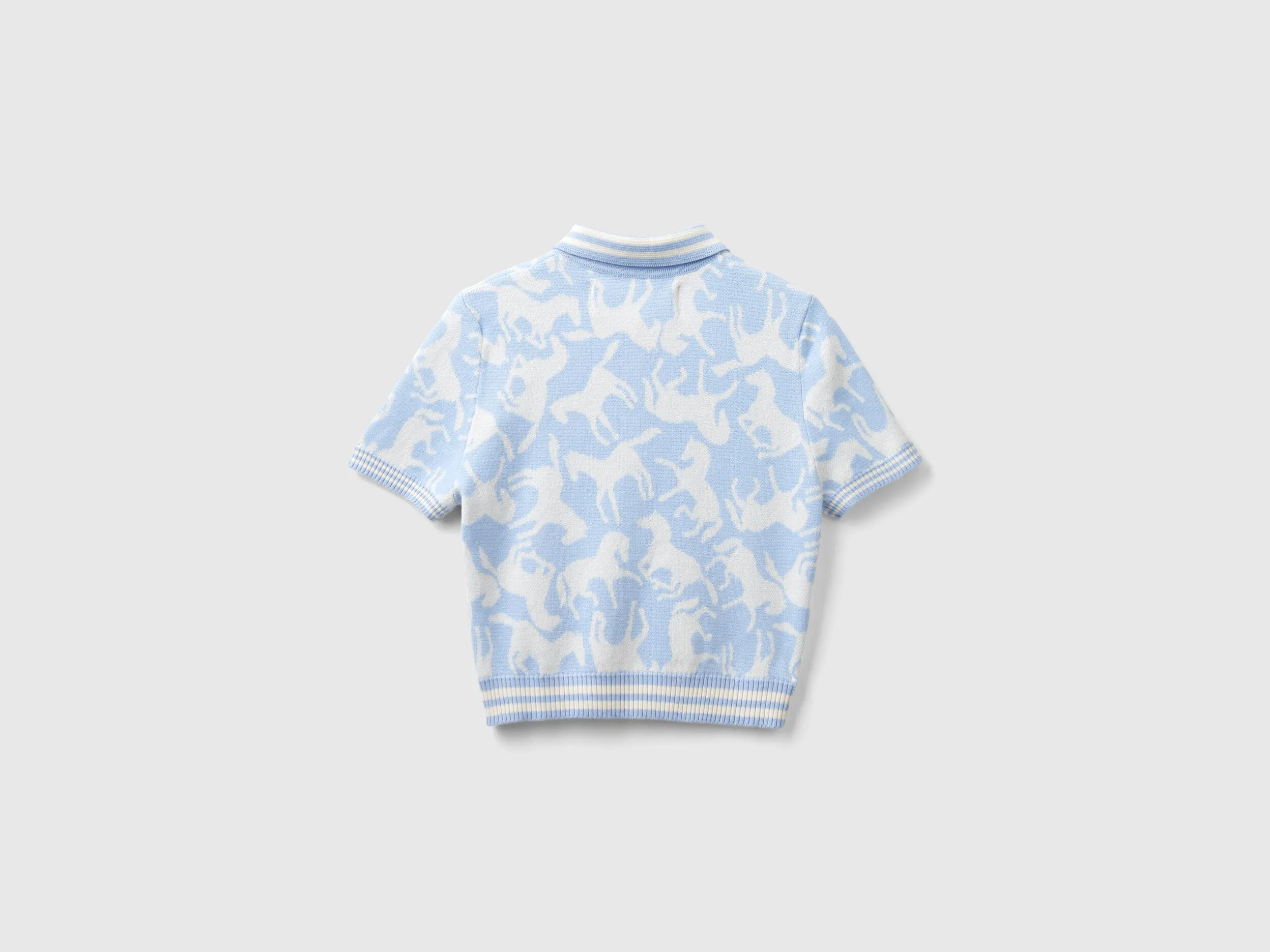 Polo cropped con caballos