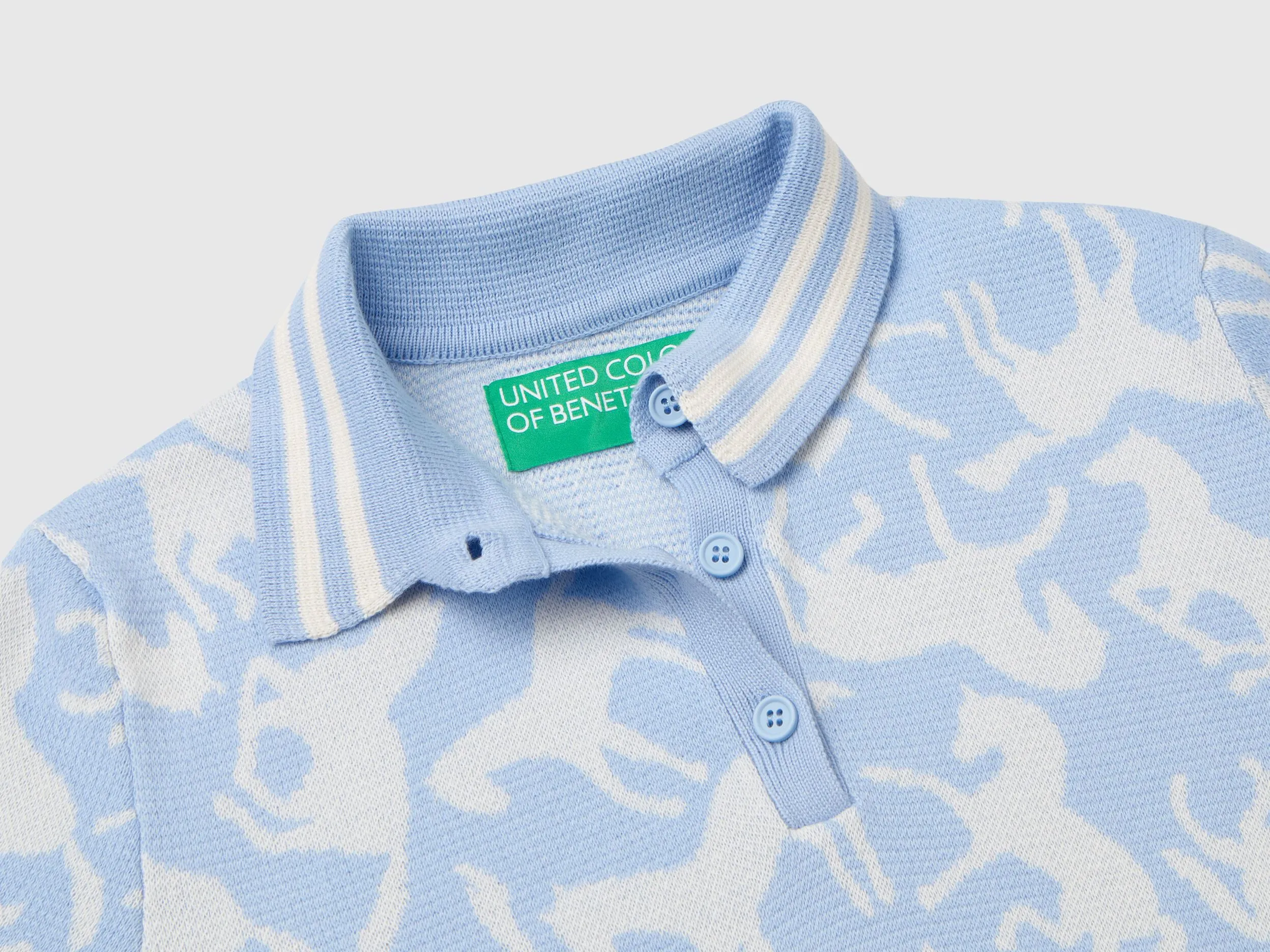 Polo cropped con caballos