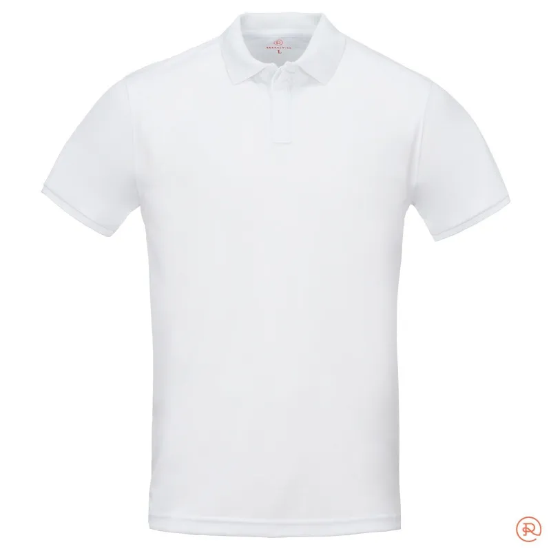 POLO DE CABALLERO 100% POLIéSTER PIQUé BLANCO LAUREN  ROGER