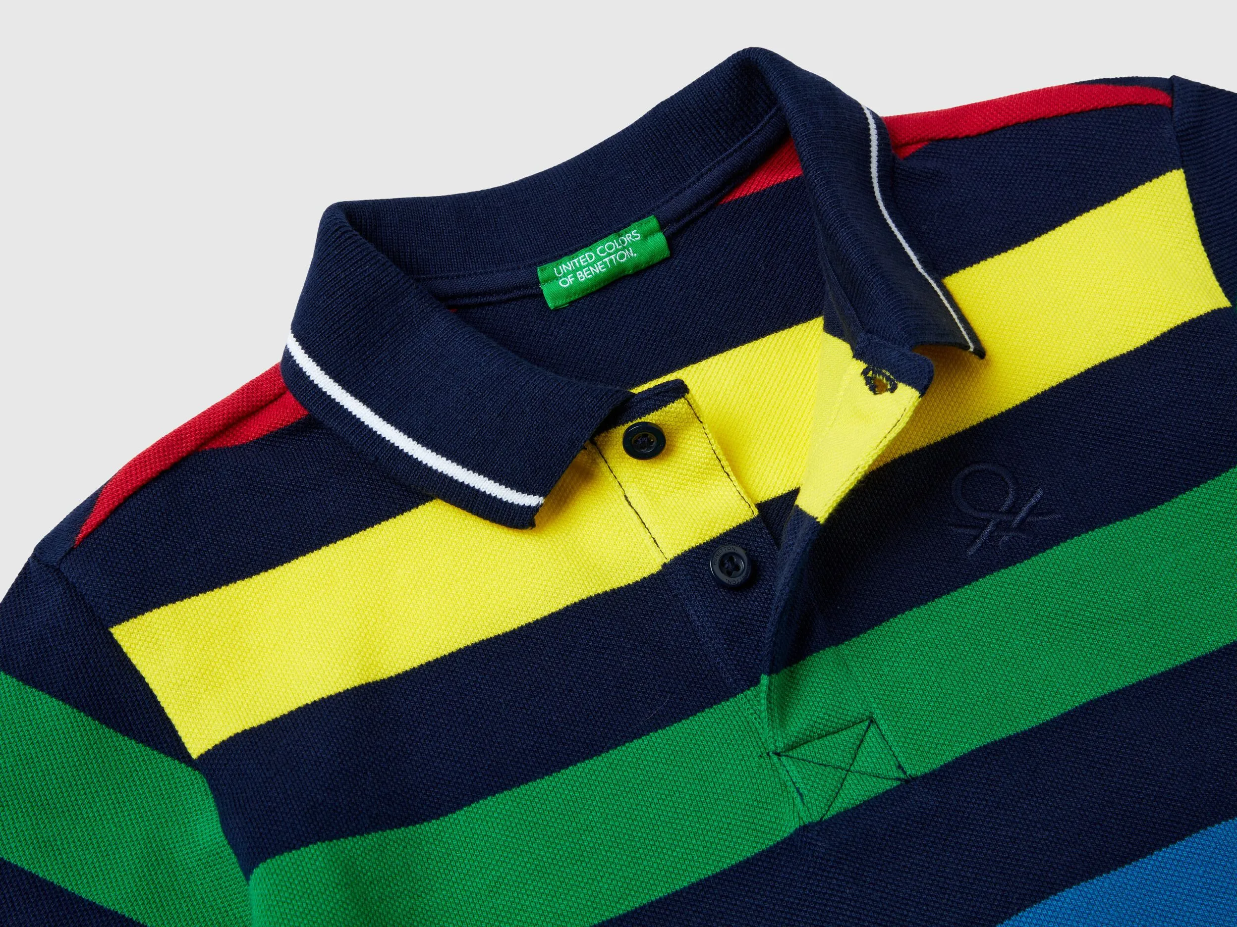 Polo de manga corta de rayas