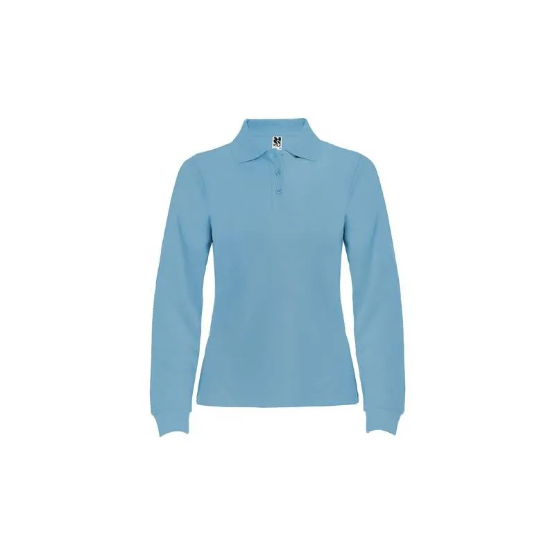 Polo de mujer manga larga 100% algodón