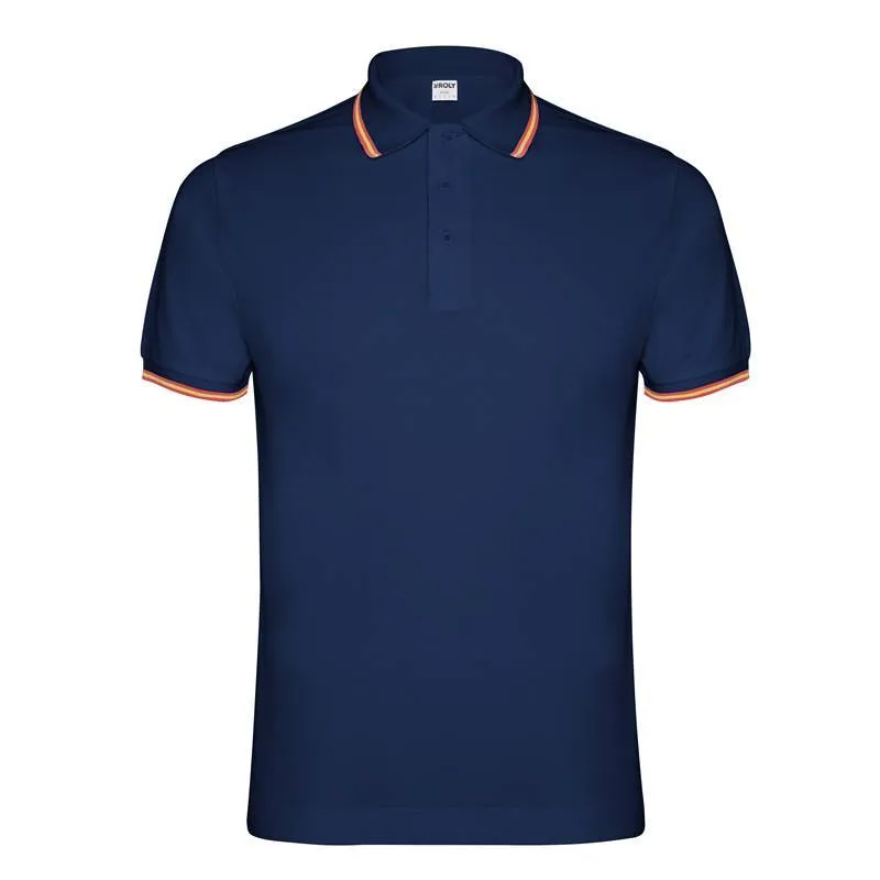Polo manga corta con cuello y bocamangas jackard