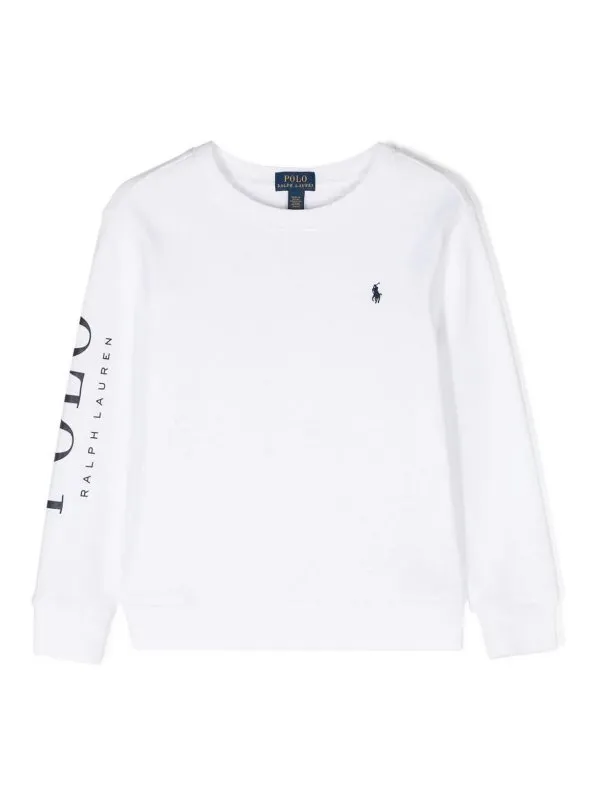 POLO RALPH LAUREN SUDADERA  BLANCO