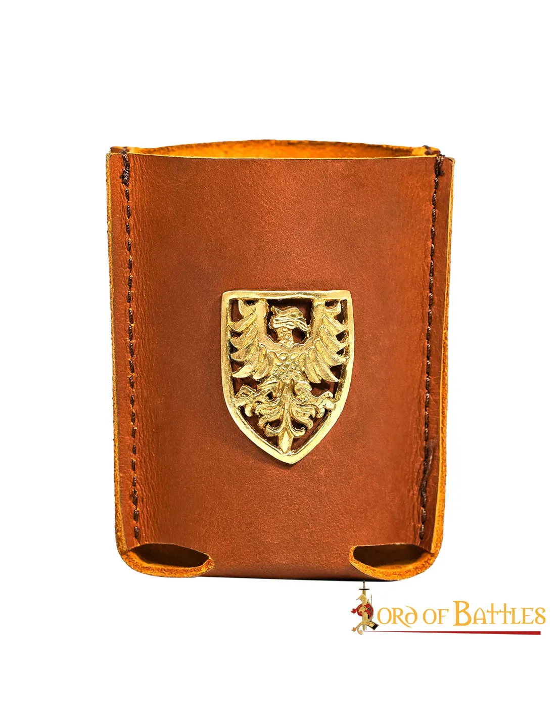 Porta Latas Artesanal con Decoración Águila Heráldica