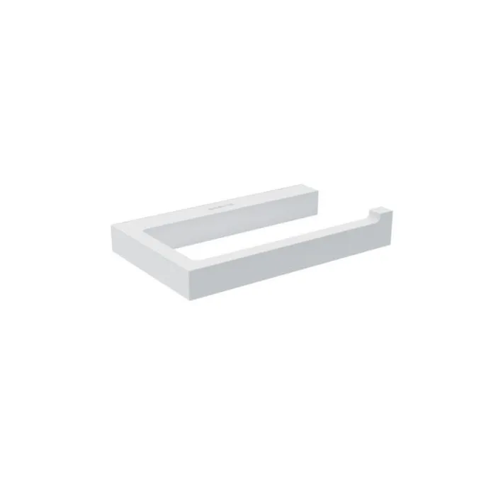 Portarrollos sin tapa The Grid Blanco Mate (14X8,5X2,2 Cm) Cosmic