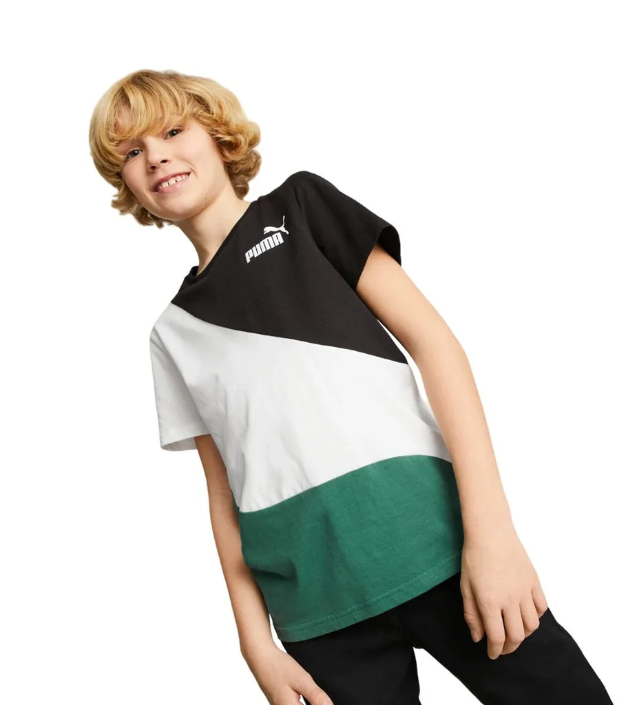 Puma Camiseta niño PUMA POWER CAT TEE B 674231 37 verde