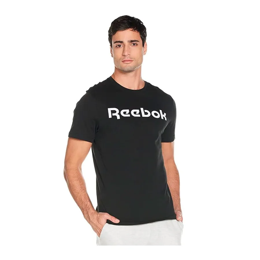 Reebok Camiseta Hombre GS LINEAR NEGRO