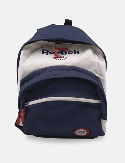 Reebok Mochila bicolor estampada