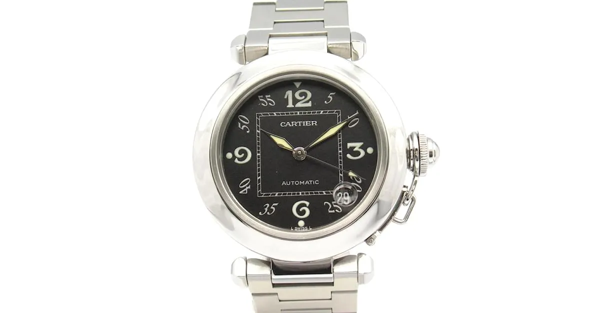 Reloj Cartier Pasha C W31043M7 Negro 
