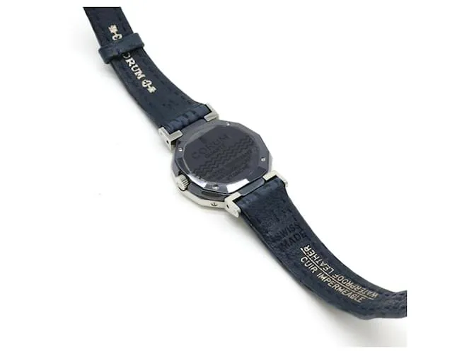 Reloj de cuarzo para mujer Corum Admiral's Cup Gun Blue esfera azul marino 