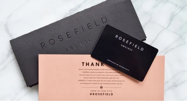 RELOJ ROSEFIELD CAJA EN ACERO CHAPADO IP ORO AMARILLO, CORREA PIEL 283_SIFEI80