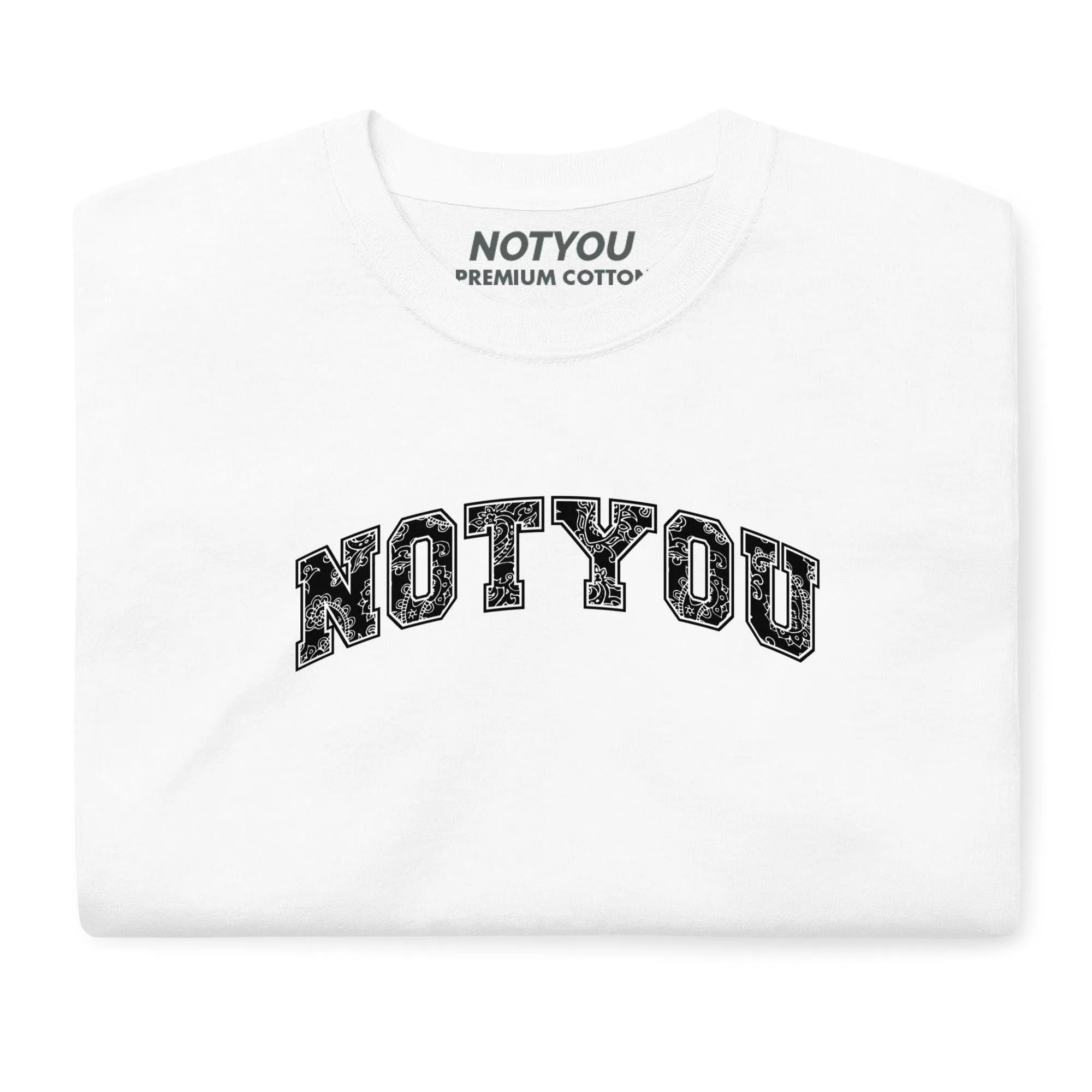 Remera Notyou Paisley Blanco