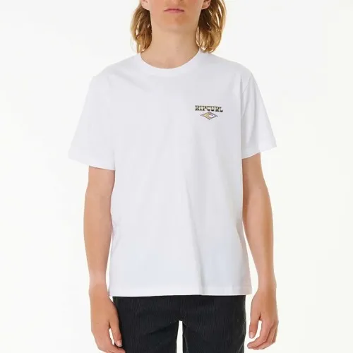 RIP CURL SHRED TILL DEAD TEEBOY WHITE
