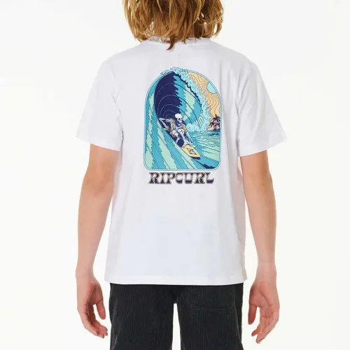 RIP CURL SHRED TILL DEAD TEEBOY WHITE