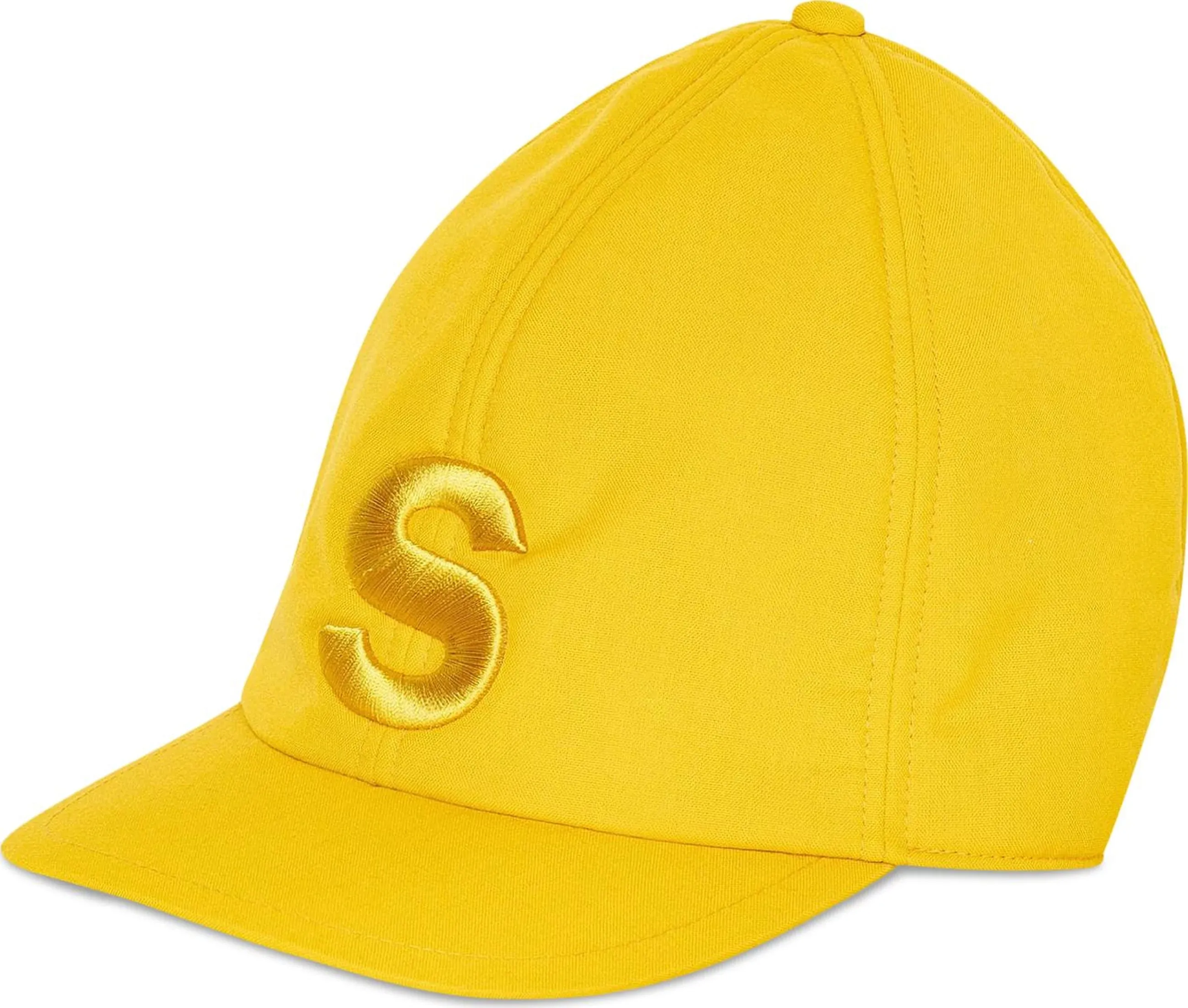 sacai x kaws melton s cap yellow