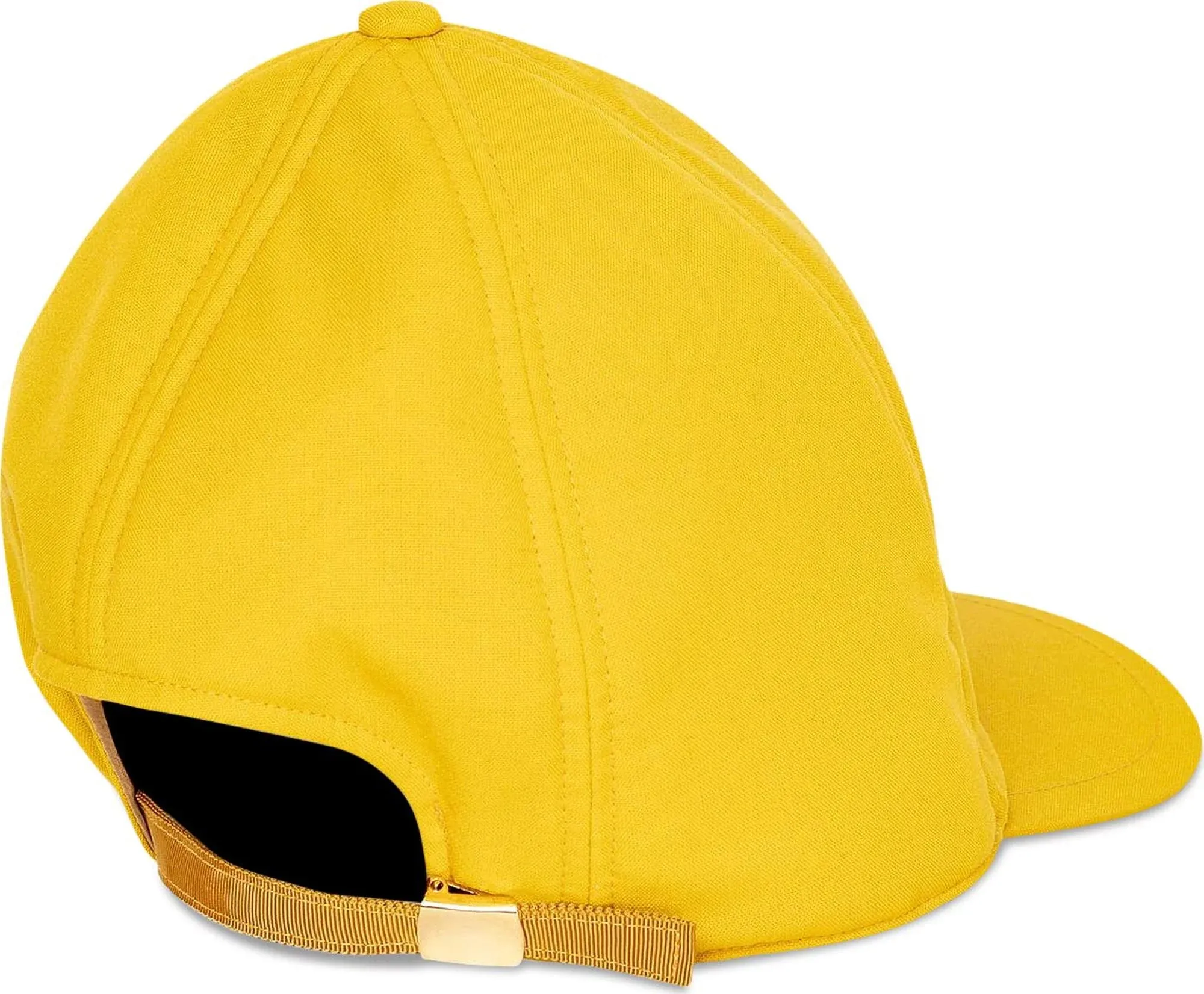 sacai x kaws melton s cap yellow