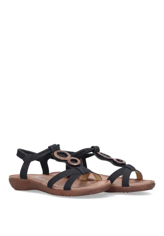 Sandalia AMARPIES abz17064 negro