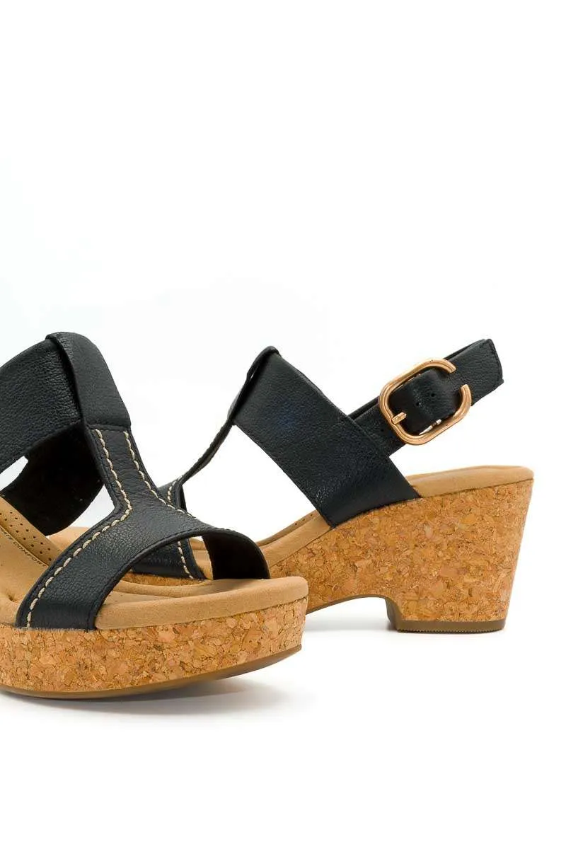 Sandalia color negro de Clarks