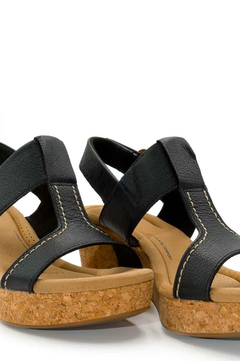 Sandalia color negro de Clarks