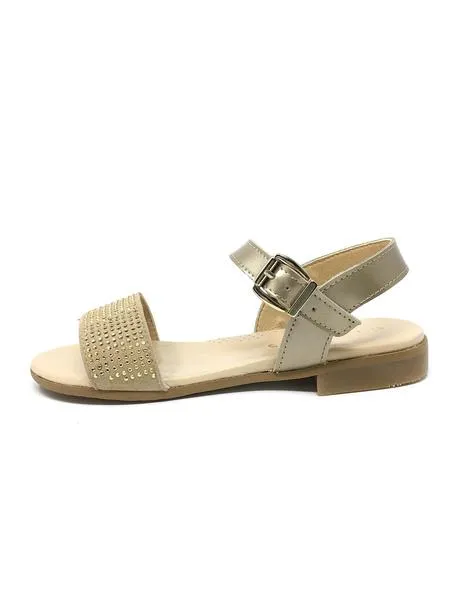 sandalia dorado