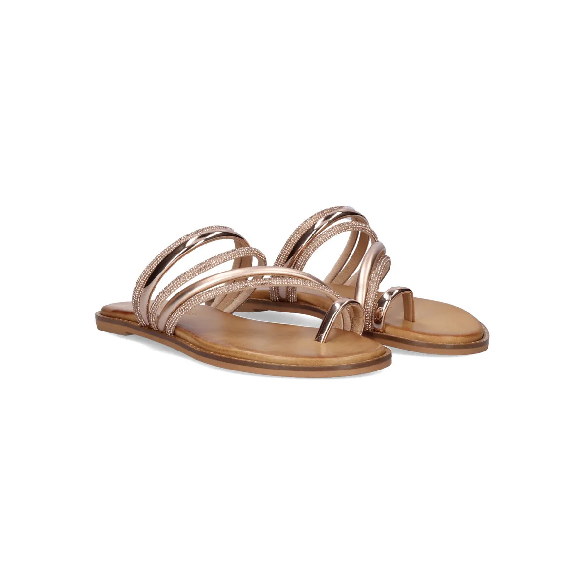 SANDALIA PLANA 851 CHIOS PINK GOLD