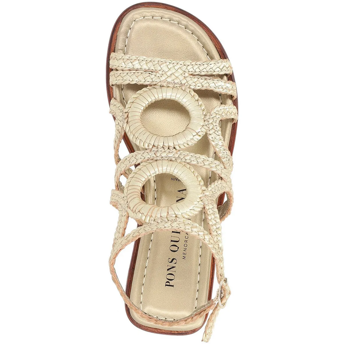 Sandalia  Tina platinum