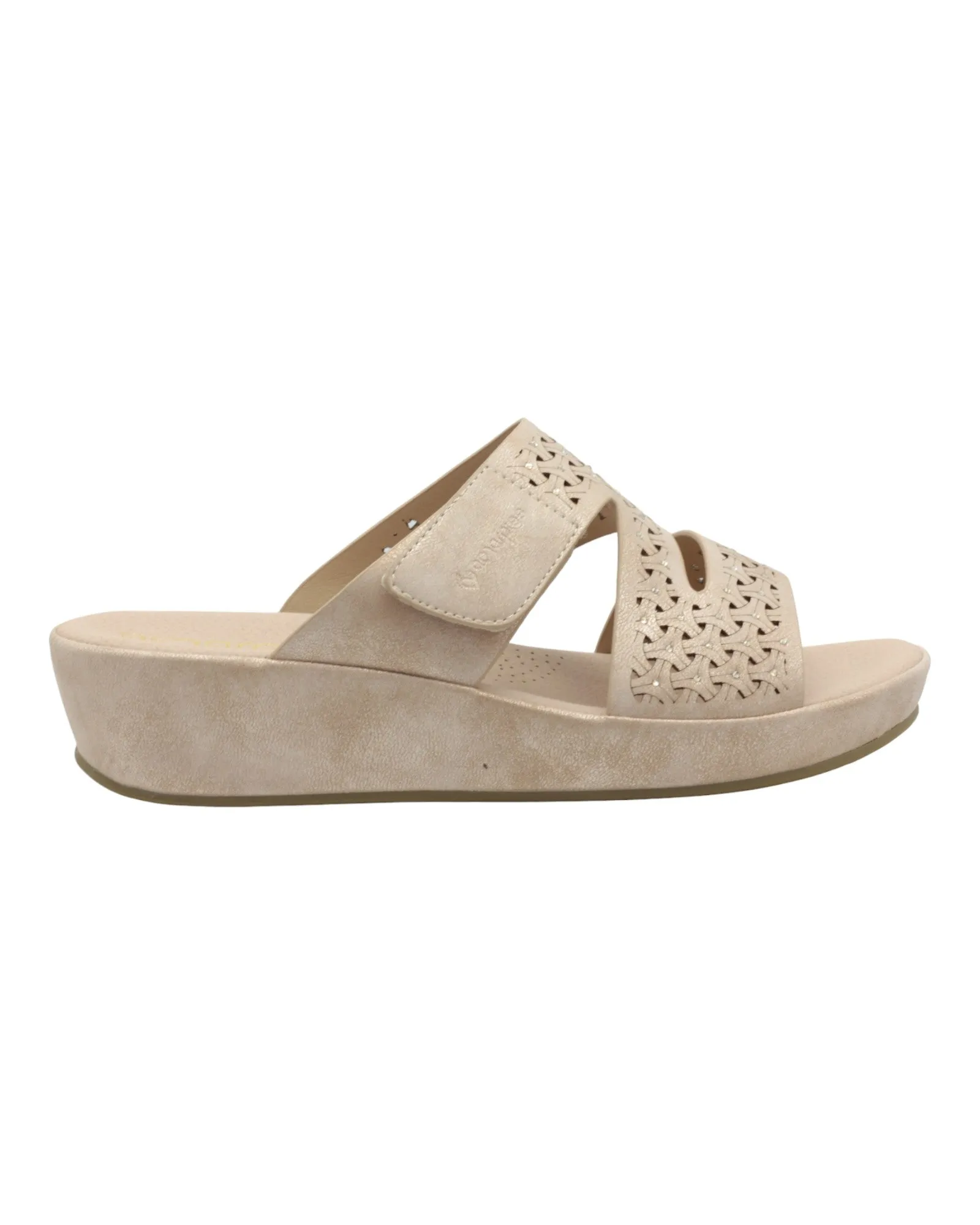 SANDALIAS DE MUJER AMARPIES ABZ26750 EN ORO