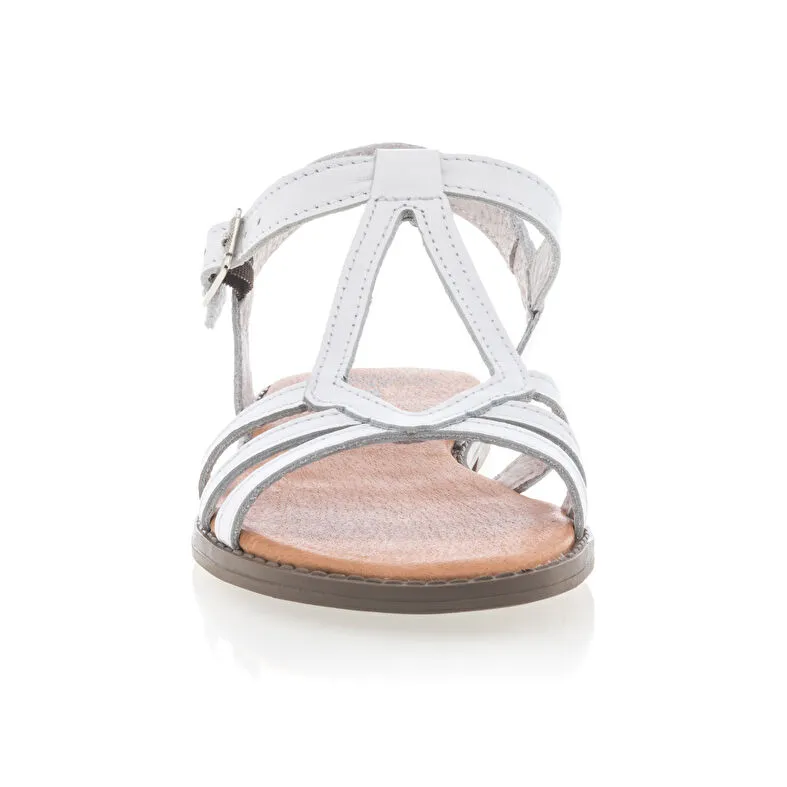 Sandalias/ descalzo mujer blanco