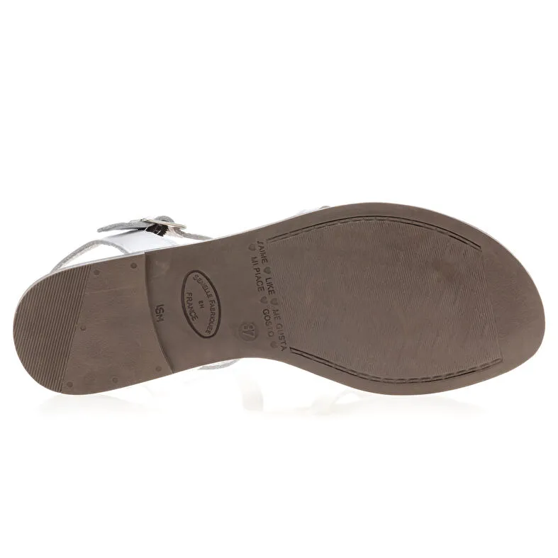 Sandalias/ descalzo mujer blanco