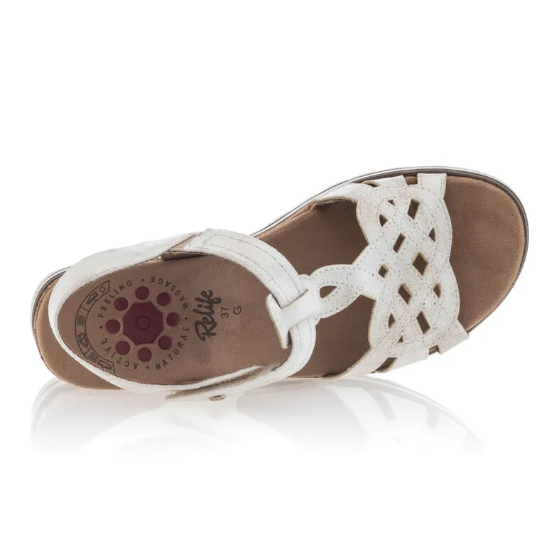 Sandalias mujer blanco