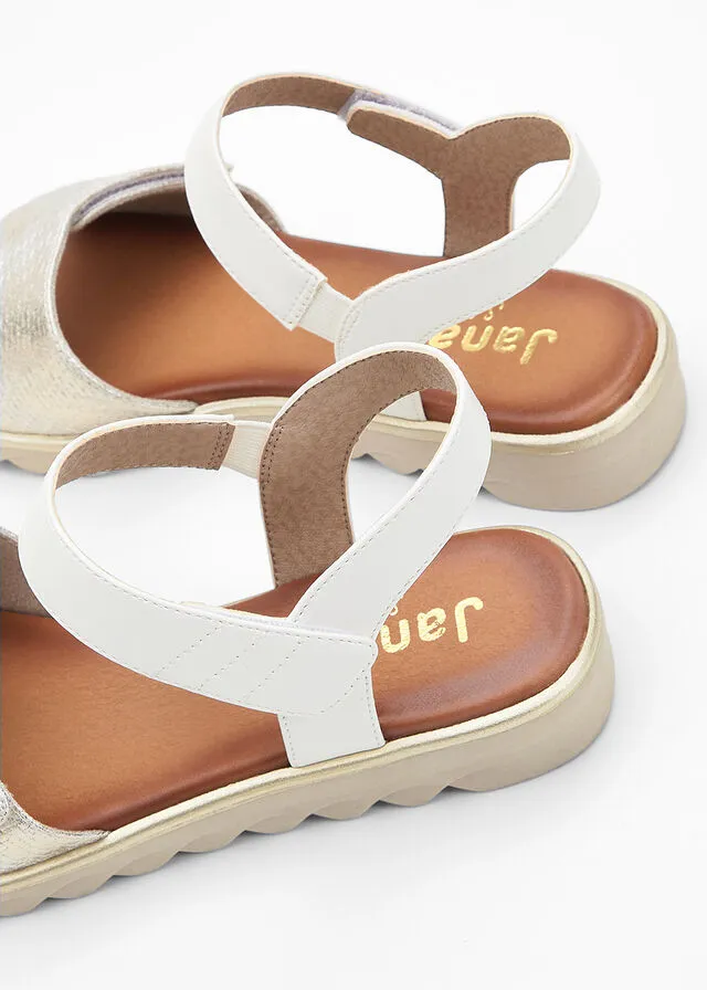 SANDALIAS PLANAS BLANCOCHAMPáN