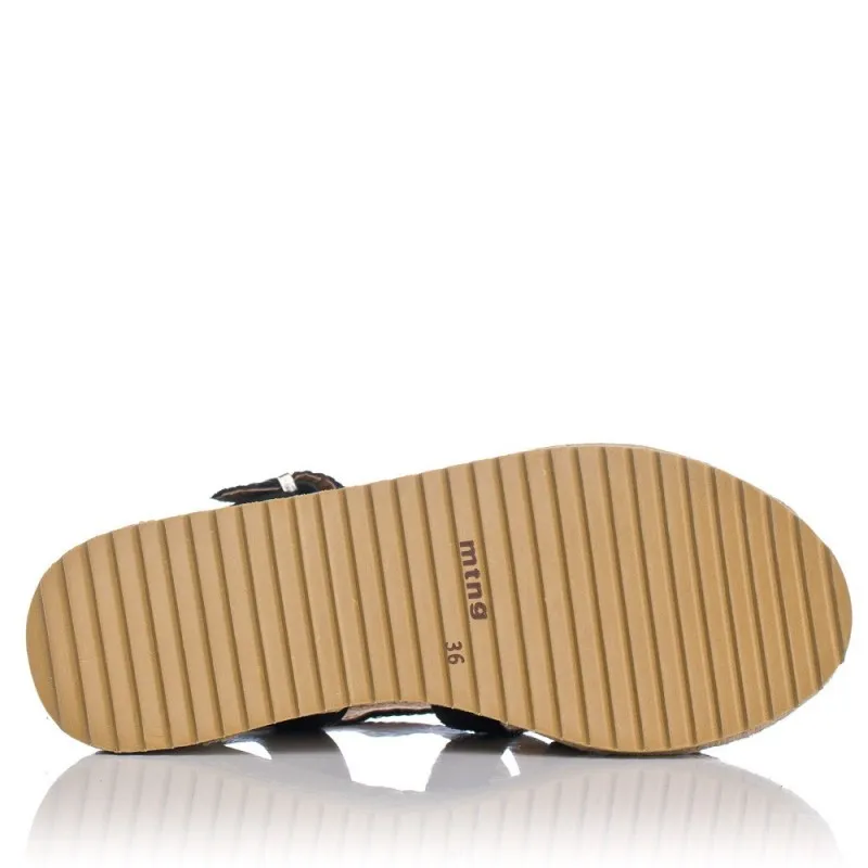 Sandalias Planas Mustang 52862 Mujer Negro