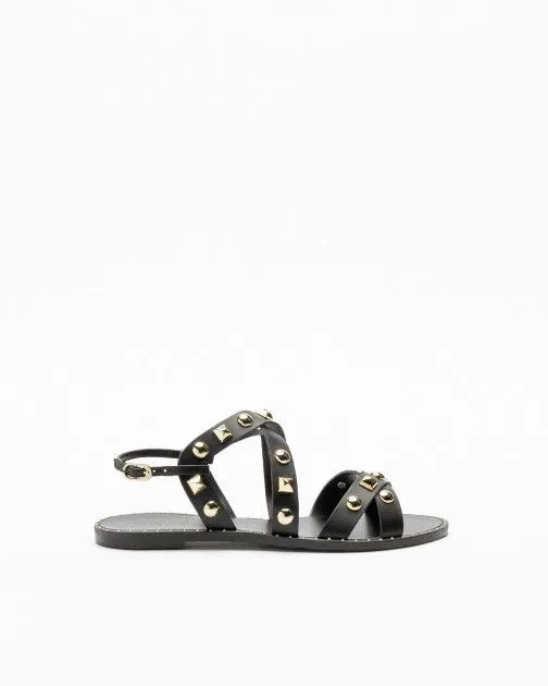 Sandalias planas PROF 183002 Negro