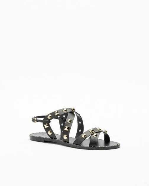 Sandalias planas PROF 183002 Negro