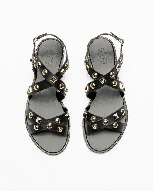 Sandalias planas PROF 183002 Negro