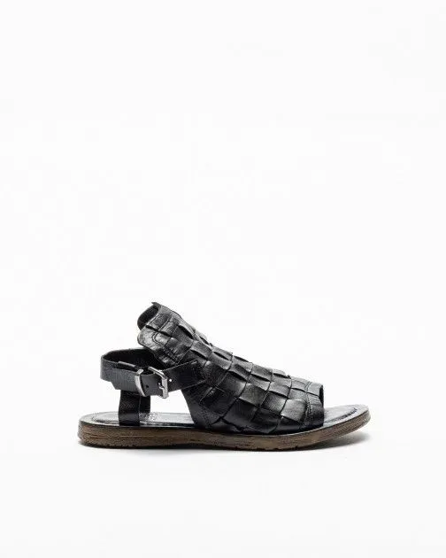 SANDALIAS PLANAS PROF V20W6B NEGRO