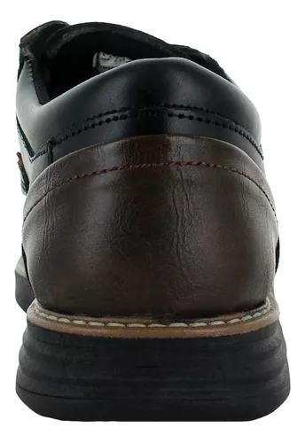 Sebastian Zapato Casual Agujeta Ecopiel Negro Hombre 82153