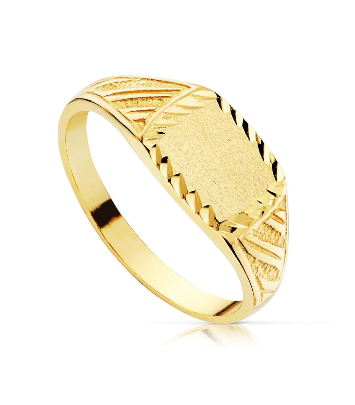 Sello cadete Ulises Oro Amarillo 18K