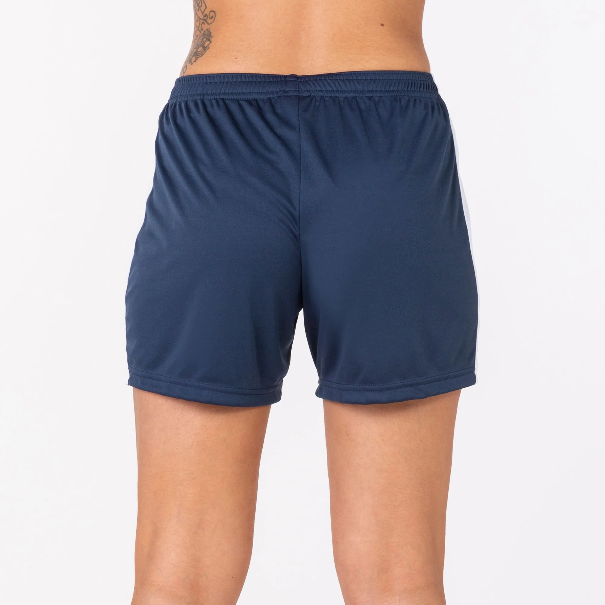 Short mujer Maxi marino blanco