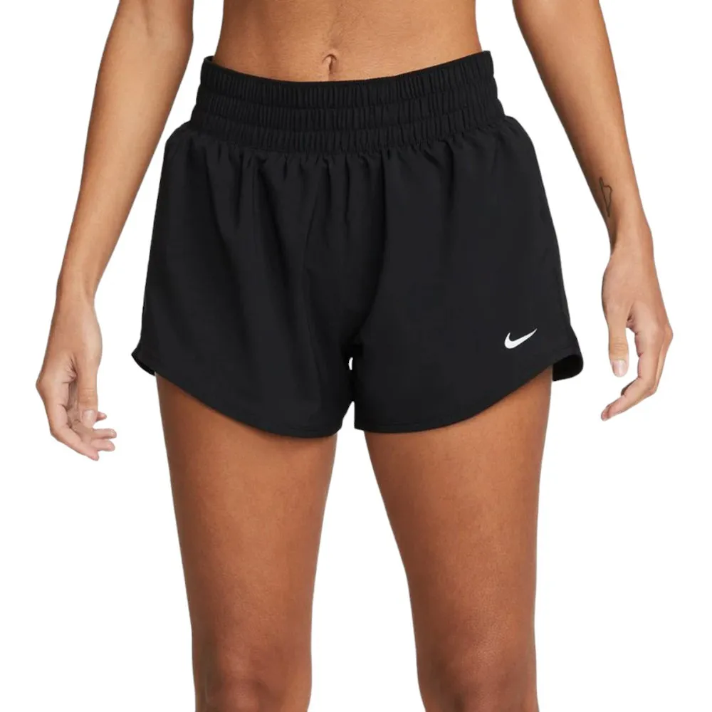 SHORT NIKE W  ONE DF MR 3IN BR SHORT NEGRO DX6010010