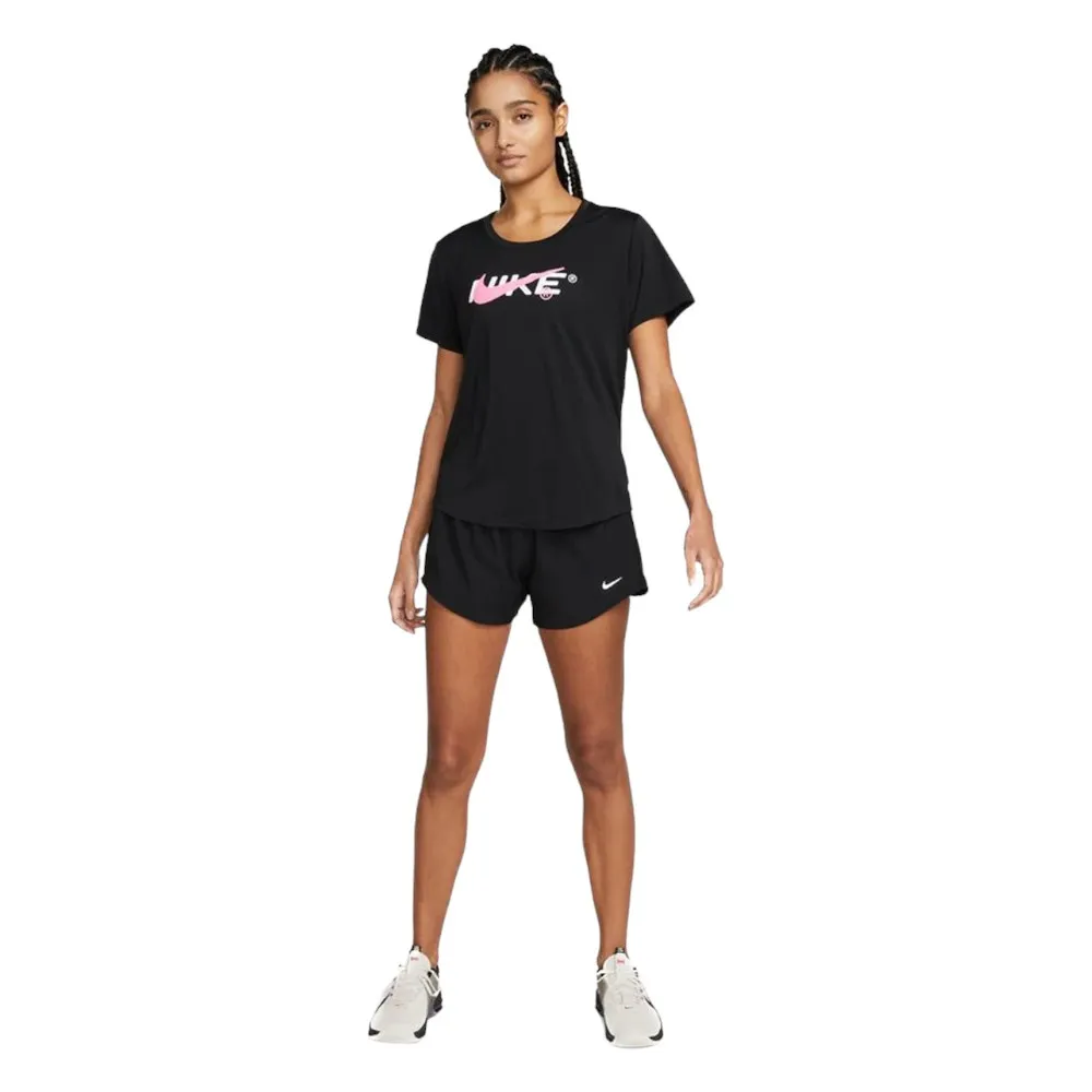 SHORT NIKE W  ONE DF MR 3IN BR SHORT NEGRO DX6010010