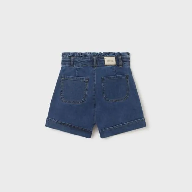 Short vaquero chica tiro alto Mayoral