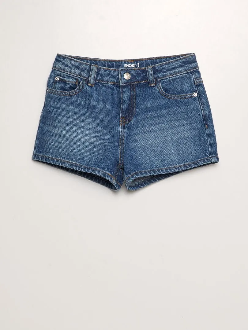 SHORT VAQUERO CLáSICO  AZUL