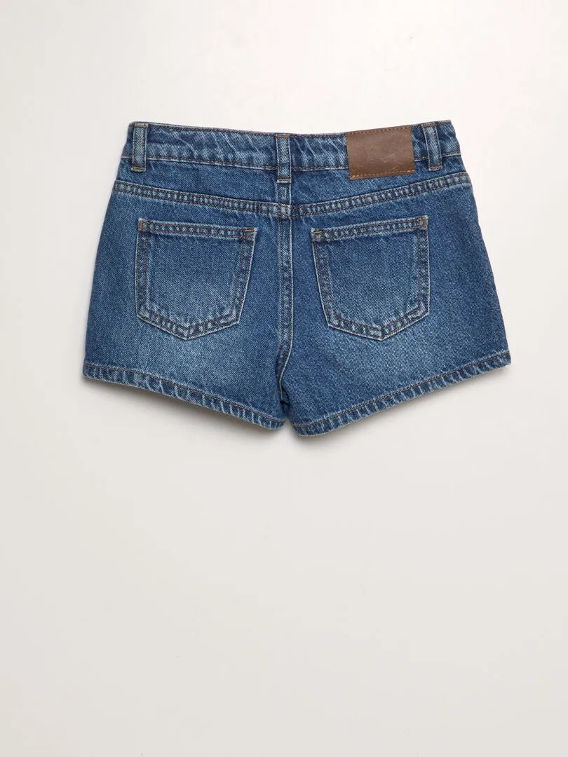 SHORT VAQUERO CLáSICO  AZUL